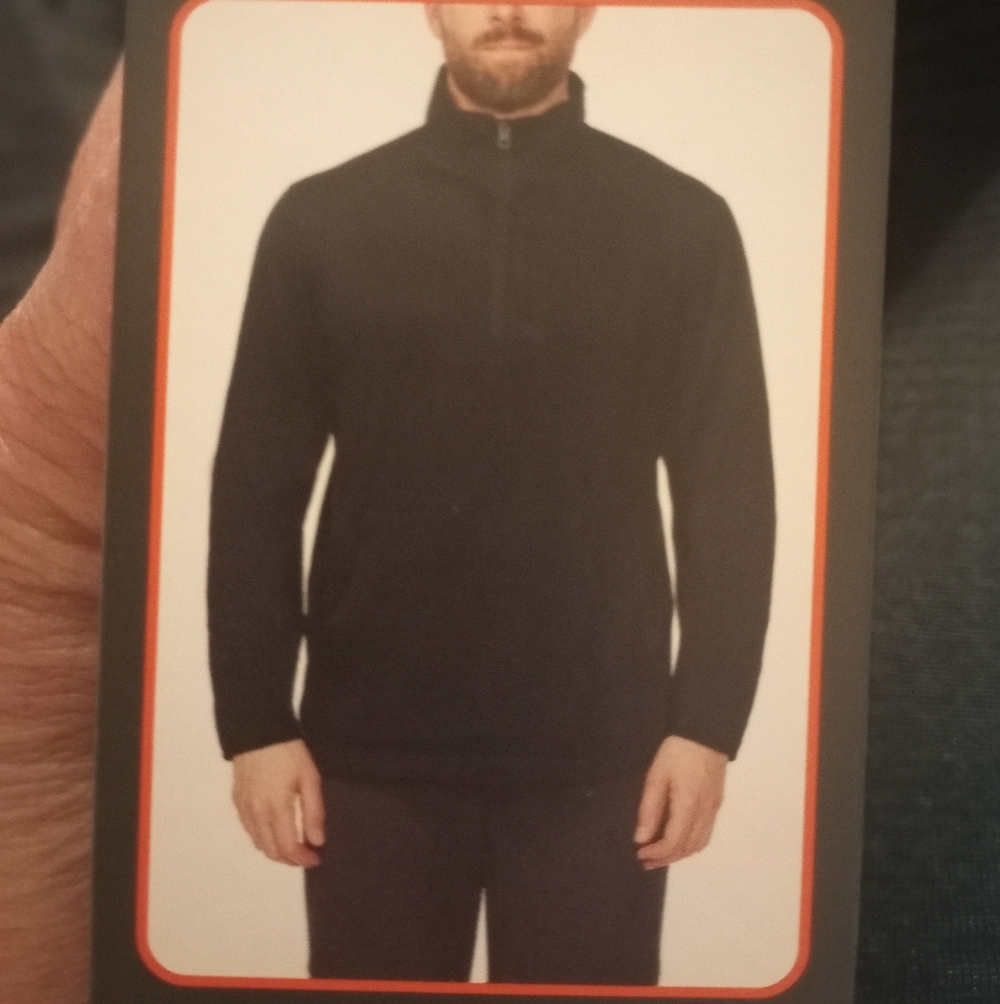 NWT MERRELL Quarter Zip Fleece Sweatshirt Mens Pullover Top Shirt